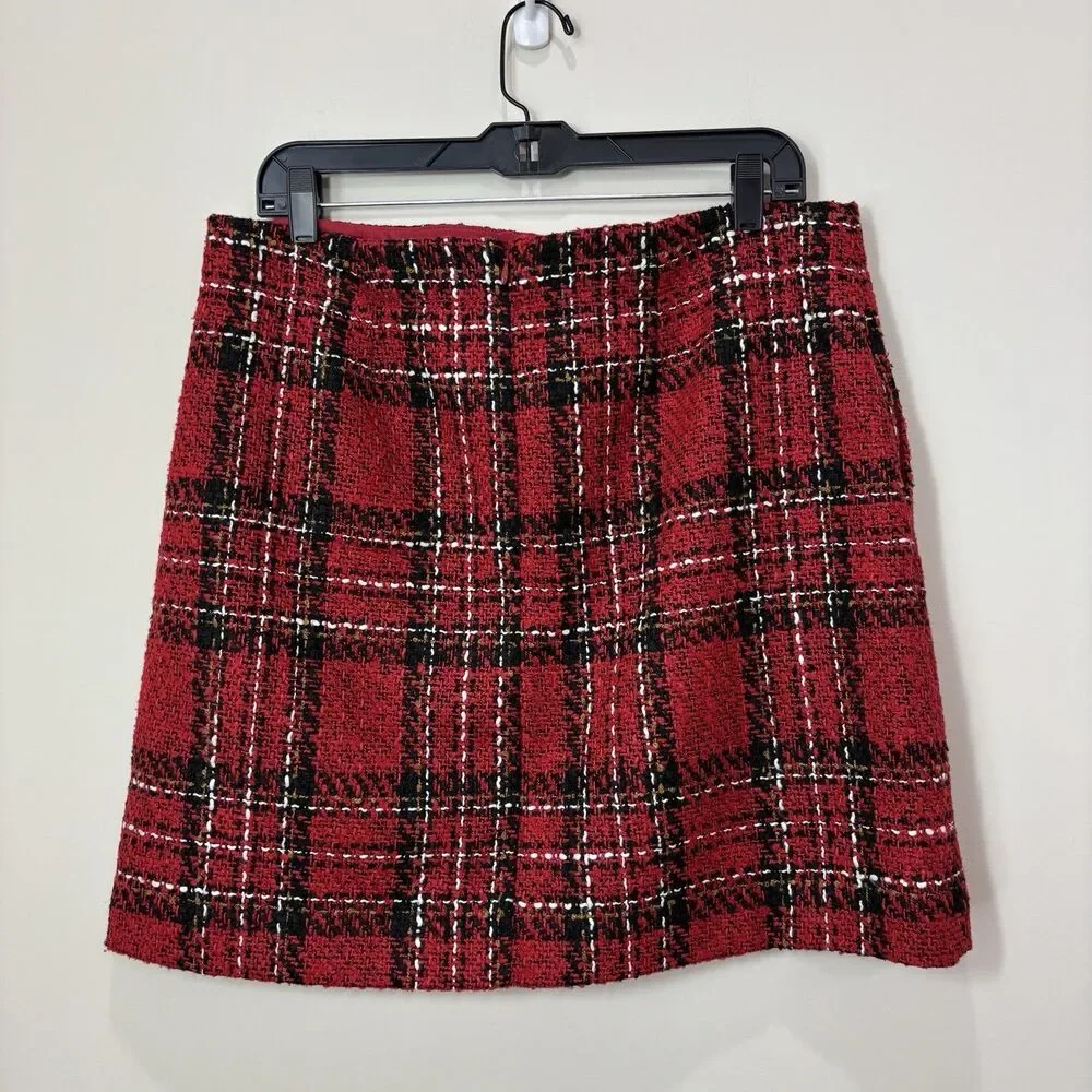 LOFT red tartan